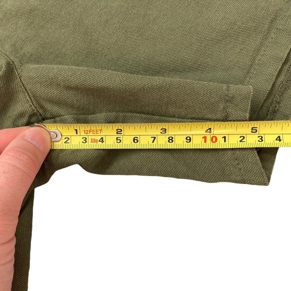 HIGH waisted 100% cotton cargo shorts vintage dead stock NWT - Picture 7 of 11